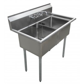 Sink(Two Compartment_ No Drainboard 01)